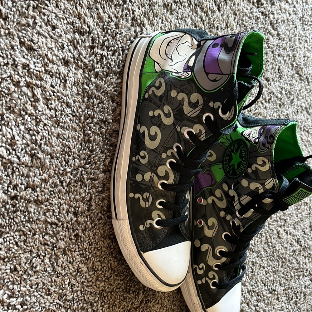 Men’s, converse all star, chuck taylar, riddler, size 10